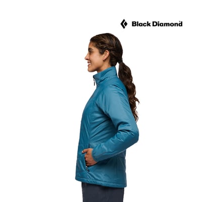 【Black Diamond】 Women's Solution 2.0 Jacket 女款保暖外套 PrimaLoft® 霧藍3